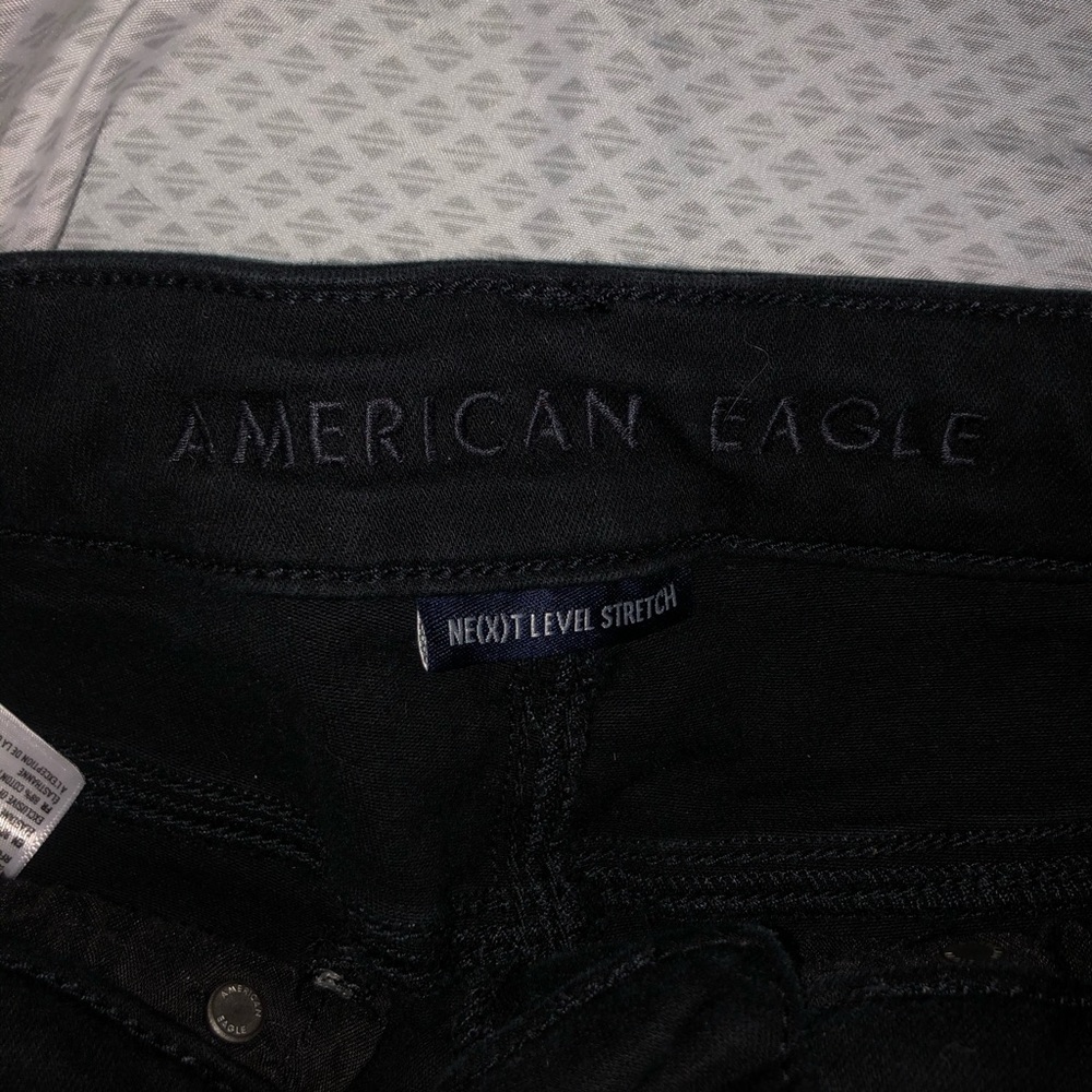 Ne(x)t level stretch black American eagle shorts